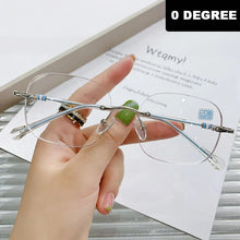 Load image into Gallery viewer, Ahora Simple Rimless Finished Optical Eye Glasses Frame Men Women Vintage Spectacles Frames 0 -1.0 -1.5 -2.0 -2.5 -3.0 -3.5 -4.0