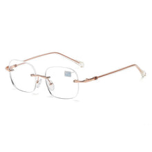 Load image into Gallery viewer, Ahora Simple Rimless Finished Optical Eye Glasses Frame Men Women Vintage Spectacles Frames 0 -1.0 -1.5 -2.0 -2.5 -3.0 -3.5 -4.0
