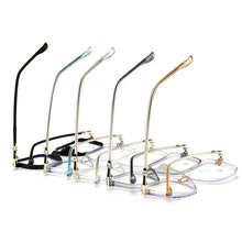 Load image into Gallery viewer, Ahora Ultralight TR90 Anti Blue Light Reading Glasses Frame Transparent Square Oversize Prebyopia Eyeglasses Unisex 0+1.0...+4.0