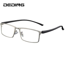 Load image into Gallery viewer, Alloy Full Rim Rectangle Glasses Frame Men TR90 Temple Superlight Optical Eyeglasses For Myopia And Hyperopia Eyewear DD1617