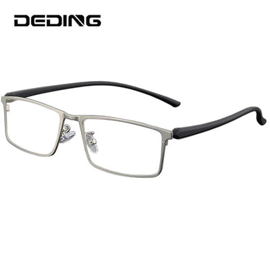 Alloy Full Rim Rectangle Glasses Frame Men TR90 Temple Superlight Optical Eyeglasses For Myopia And Hyperopia Eyewear DD1617