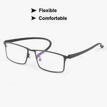 Load image into Gallery viewer, Alloy Full Rim Rectangle Glasses Frame Men TR90 Temple Superlight Optical Eyeglasses For Myopia And Hyperopia Eyewear DD1617