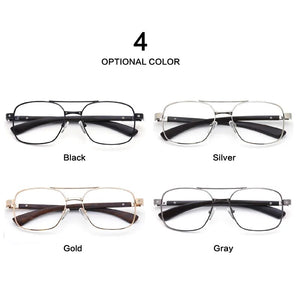 Alloy Glasses Frame Wood Men Pilot Optical Prescription Eyeglasses Frame French Brand Designs Spectacles Women Oversized Eyewear
