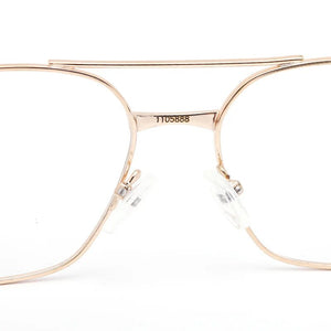 Alloy Glasses Frame Wood Men Pilot Optical Prescription Eyeglasses Frame French Brand Designs Spectacles Women Oversized Eyewear