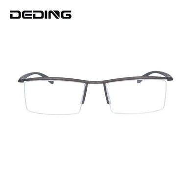 Alloy Half Rim Glasses Frame Men Brand Designer Prescription Eyeglasses Business Fashion Optical Eyewear DD0751