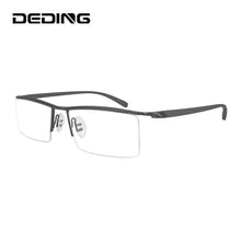 Load image into Gallery viewer, Alloy Half Rim Glasses Frame Men Brand Designer Prescription Eyeglasses Business Fashion Optical Eyewear DD0751