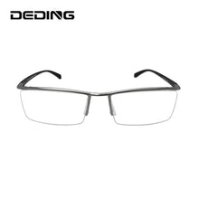 Load image into Gallery viewer, Alloy Half Rim Glasses Frame Men Brand Designer Prescription Eyeglasses Business Fashion Optical Eyewear DD0751