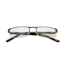 Load image into Gallery viewer, Alloy Metal Half Frame Glasses Men Square Nerd Glasses Frame Optical Prescription Eyeglasses Myopia Lens Monturas De Lentes