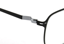 Load image into Gallery viewer, Alloy Myopia Glasses Frame Men Square Optical Prescription Eyeglasses Frame Metal  Oversize ULTEM Frame Silicone Eyewear