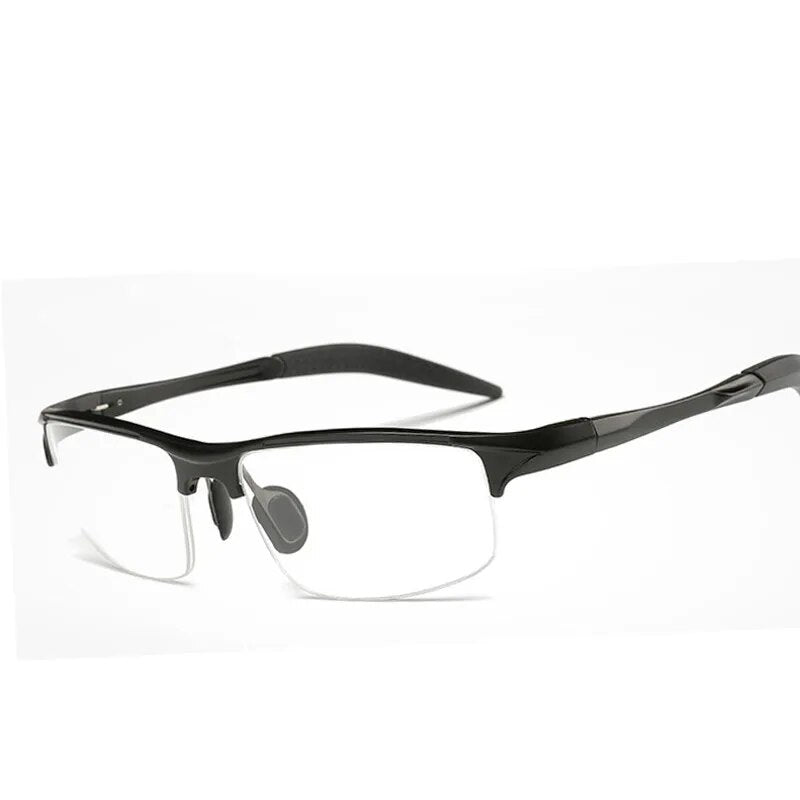 Aluminum Men Eyeglasses Myopia Optical Computer Glasses Frame Brand Design Plain Eye Glasses Retro De Grau Femininos