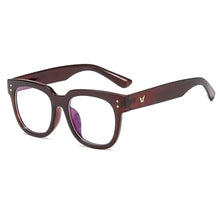 Carica l&#39;immagine nel visualizzatore di Gallery, Anti Blue Big Frame Glasses Women Computer blue light blocking glasses Black Radiation Goggles Spectacles Eyeglasses Men