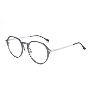 Anti Blue Light Glasses Men Women Aluminum Vintage Irregular Glasses Frame Eye Glasses Optical Eyeglasses Frames Clear Eyewear