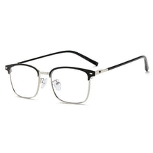 Load image into Gallery viewer, Anti Blue Light Metal Square Myopia Glasses With Degree Vintage Customized Prescription Eyeglasses Diopter 0 -0.5 -0.75 To -6.0