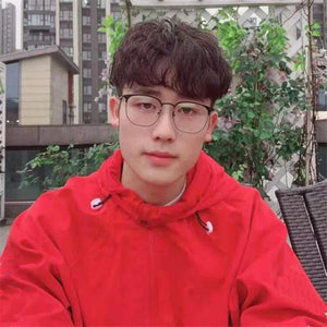 Anti Blue Light Metal Square Myopia Glasses With Degree Vintage Customized Prescription Eyeglasses Diopter 0 -0.5 -0.75 To -6.0