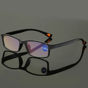 Anti Blue Light Reading Glasses Men Hyperopia Eyeglasses Women Ultralight Prescription Glasses 2PCS Presbyopic Eyewear 0 To +400