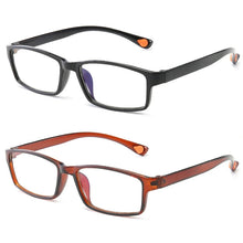 Load image into Gallery viewer, Anti Blue Light Reading Glasses Men Hyperopia Eyeglasses Women Ultralight Prescription Glasses 2PCS Presbyopic Eyewear 0 To +400