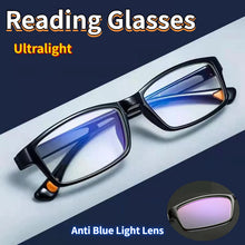 Load image into Gallery viewer, Anti Blue Light Reading Glasses Men Hyperopia Eyeglasses Women Ultralight Prescription Glasses 2PCS Presbyopic Eyewear 0 To +400