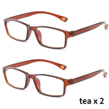 Load image into Gallery viewer, Anti Blue Light Reading Glasses Men Hyperopia Eyeglasses Women Ultralight Prescription Glasses 2PCS Presbyopic Eyewear 0 To +400