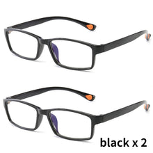 Load image into Gallery viewer, Anti Blue Light Reading Glasses Men Hyperopia Eyeglasses Women Ultralight Prescription Glasses 2PCS Presbyopic Eyewear 0 To +400