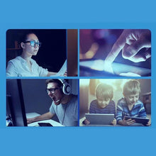 Load image into Gallery viewer, Anti-Blue Light Round Folding Reading Glasses Men Portable Folding Computer Grade Glasses Narrow Eyeglasses Frame For Men Gafas