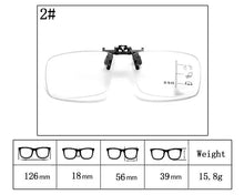 Load image into Gallery viewer, Anti Blue Ray Clip on Progressive Reading Glasses magnifier For Women Men Look Near Far Presbyopic Clips Eyeglasses Lens N5