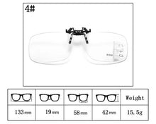 Load image into Gallery viewer, Anti Blue Ray Clip on Progressive Reading Glasses magnifier For Women Men Look Near Far Presbyopic Clips Eyeglasses Lens N5