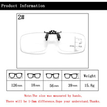 Load image into Gallery viewer, Anti Blue Ray Clip on Progressive Reading Glasses magnifier For Women Men Look Near Far Presbyopic Clips Eyeglasses Lens N5