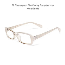 Carica l&#39;immagine nel visualizzatore di Gallery, Anti Blue Ray Glasses for The Computer Oculos de Grau Men Women Spectacles Transparent Eyeglasses Frame Blue Coating Clear Lens