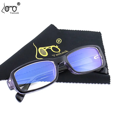Anti Blue Ray Glasses for The Computer Oculos de Grau Men Women Spectacles Transparent Eyeglasses Frame Blue Coating Clear Lens
