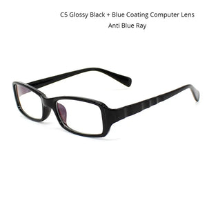 Anti Blue Ray Glasses for The Computer Oculos de Grau Men Women Spectacles Transparent Eyeglasses Frame Blue Coating Clear Lens