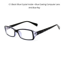 Carica l&#39;immagine nel visualizzatore di Gallery, Anti Blue Ray Glasses for The Computer Oculos de Grau Men Women Spectacles Transparent Eyeglasses Frame Blue Coating Clear Lens