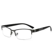 Load image into Gallery viewer, Anti-blue Light Business Titanium Alloy Reading Glasses Men Non Spherical 12 Layer Coated Lenses Hyperopia Eyewear +1.0 To +4.0
