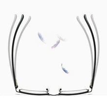 Load image into Gallery viewer, Anti-blue Light Business Titanium Alloy Reading Glasses Men Non Spherical 12 Layer Coated Lenses Hyperopia Eyewear +1.0 To +4.0