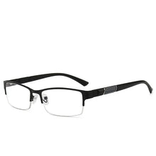 Load image into Gallery viewer, Anti-blue Light Business Titanium Alloy Reading Glasses Men Non Spherical 12 Layer Coated Lenses Hyperopia Eyewear +1.0 To +4.0