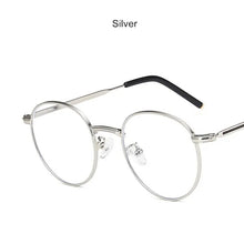 Load image into Gallery viewer, Anti-blue Light Eyeglasses Metal Frame Round Women Vintage Optics Glasses Men Myopia Computer Eye Glasses 2020