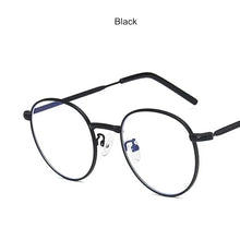 Load image into Gallery viewer, Anti-blue Light Eyeglasses Metal Frame Round Women Vintage Optics Glasses Men Myopia Computer Eye Glasses 2020