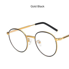 Load image into Gallery viewer, Anti-blue Light Eyeglasses Metal Frame Round Women Vintage Optics Glasses Men Myopia Computer Eye Glasses 2020