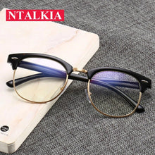 Load image into Gallery viewer, Anti blue rays computer Glasses Men Blue Light Coating Gaming Glasses for computer protection eye Retro Spectacles Women