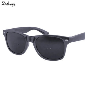 Anti-myopia Astigmatism Glasses Vision Correction Fatigue Pin Hole Sunglasses with Holes for Men Women Eyesight Improvement