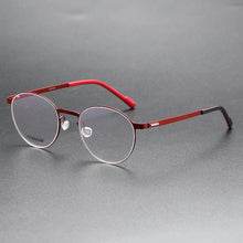 Carica l&#39;immagine nel visualizzatore di Gallery, Anti-slip Screwless Glasses Frame Men Women Titanium Myopia Spectacle Optical Eyeglasses Computer Reading Prescription Eyewear