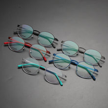 Carica l&#39;immagine nel visualizzatore di Gallery, Anti-slip Screwless Glasses Frame Men Women Titanium Myopia Spectacle Optical Eyeglasses Computer Reading Prescription Eyewear