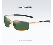 Carica l&#39;immagine nel visualizzatore di Gallery, Aoron Polarized Sunglasses Mens/Women Driving Mirror Sun Glasses Metal Frame Goggles UV400 Anti-Glare Sunglasses