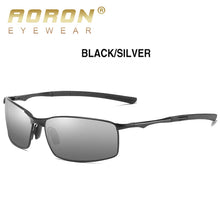 Carica l&#39;immagine nel visualizzatore di Gallery, Aoron Polarized Sunglasses Mens/Women Driving Mirror Sun Glasses Metal Frame Goggles UV400 Anti-Glare Sunglasses
