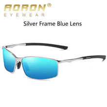 Carica l&#39;immagine nel visualizzatore di Gallery, Aoron Polarized Sunglasses Mens/Women Driving Mirror Sun Glasses Metal Frame Goggles UV400 Anti-Glare Sunglasses