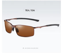 Carica l&#39;immagine nel visualizzatore di Gallery, Aoron Polarized Sunglasses Mens/Women Driving Mirror Sun Glasses Metal Frame Goggles UV400 Anti-Glare Sunglasses