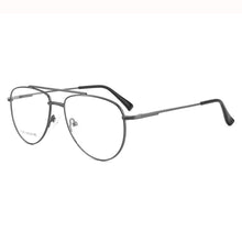 Load image into Gallery viewer, Aviation Design Eyeglasses Optical Prescription Eyeglasses Metal Full-rim Frame Spectacles Men Women Oversized Eyewear