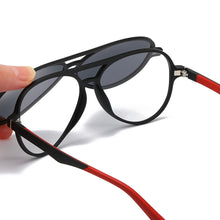 Load image into Gallery viewer, Aviation Polarized Magnetic Clip on Glasses Frame Men Myopia Prescription Eyeglasses Frame Optical Night Vision Clip Sunglasses