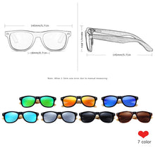 Load image into Gallery viewer, BARCUR Wood Sunglasses Spring Hinge Handmade Bamboo Sunglasses Men Wooden Sun glasses Women Polarized Oculos de sol masculino