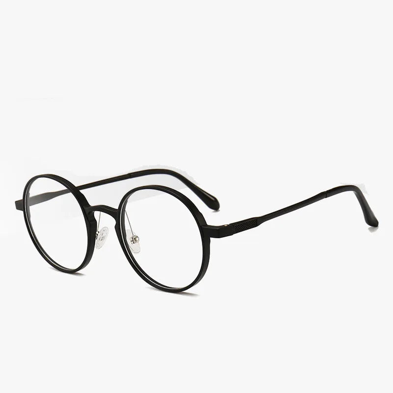 BCLEAR 2019    Plastic Steel Classic Vintage Glasses Frame Students Light Retro Flat Round Optical Eyeglasses Frames