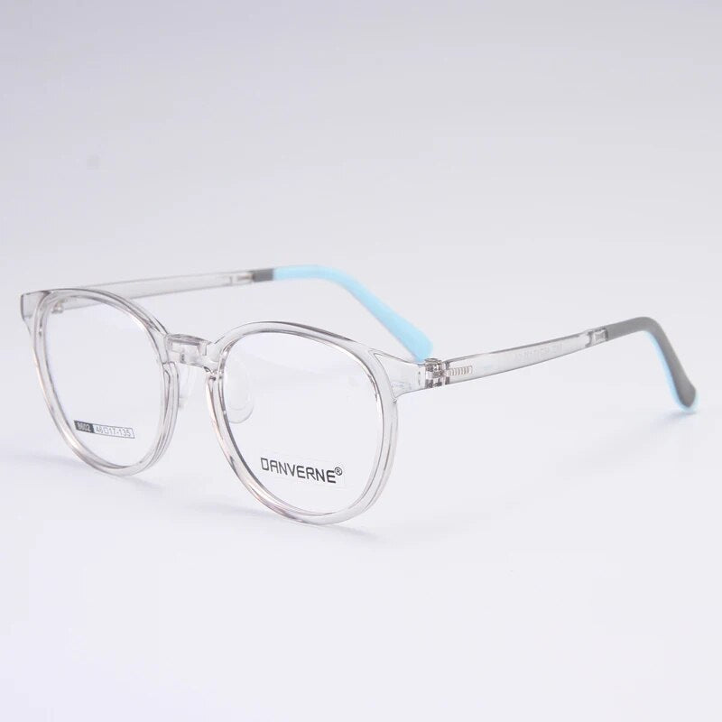 BCLEAR    Arrival Teenagers Children TR Round Optical Frames Comfortable Silicone Colorful Ultralight Retro Eyewear Unisex